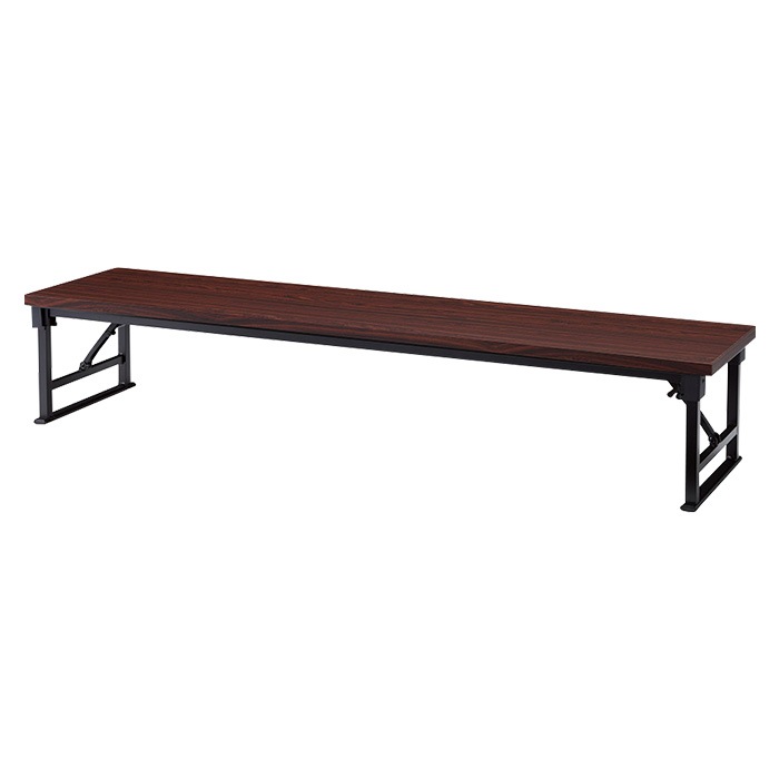 長机 折りたたみ 座卓 ロー 会議用テーブル 軽量 会議テーブル 畳 和室 E-AZP-1845T 幅180x奥行45x高さ33cm 共巻 角型 会社 店舗 会議室 自治会 町内会 公民館 集会所 学童 学校 神社 お寺 日本製