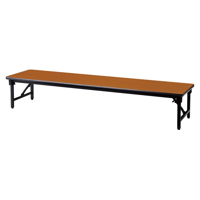 会議用テーブル 折りたたみ ロー 座卓 長机 軽量 会議テーブル E-AZ-1845S 幅180x奥行45x高さ33cm ソフトエッジ巻 角型 会社 店舗 会議室 自治会 町内会 公民館 集会所 学童 学校 神社 お寺 日本製