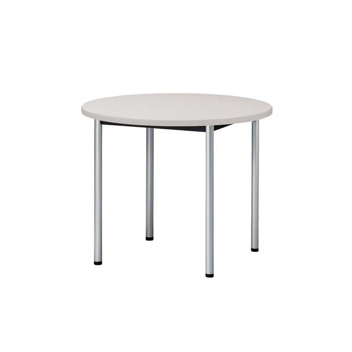 ミーティングテーブル E-ATB-900R Φ90x高さ72cm 丸型 アジャスタータイプ（固定脚） 【法人様配送料無料(北海道 沖縄 離島を除く)】 会議用テーブル 会議テーブル長机 会議室 会議机 フリーアドレスデスク