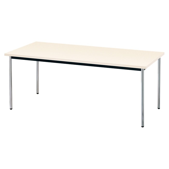 会議用テーブル E-AK-1875TM 幅180x奥行75x高さ70cm 共巻 棚なし 6人用 法人様配送料無料(北海道 沖縄 離島を除く) ミーティングテーブル 会議テーブル 長机 会議机 事務机 テーブル 事務所 会議室 おしゃれ