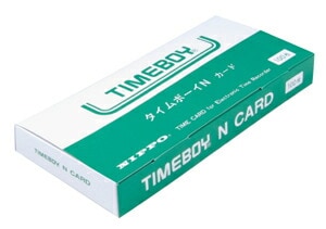 NIPPO ニッポー タイムレコーダー タイムカード １００枚入 タイムボーイ N カード