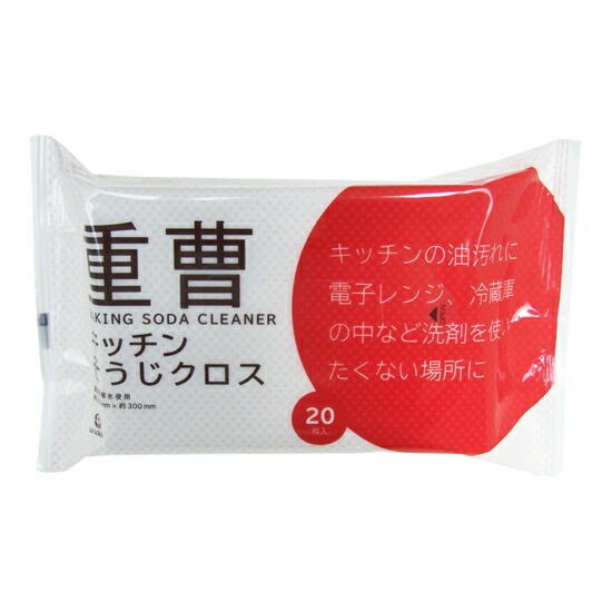 服部製紙　ｓｎｄｅｋ重曹キッチンそうじクロス　２０枚