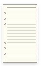 レイメイ藤井 ダ・ヴィンチ リフィル 聖書サイズ ノート 徳用ノート （6.5mm罫） クリーム DR337L