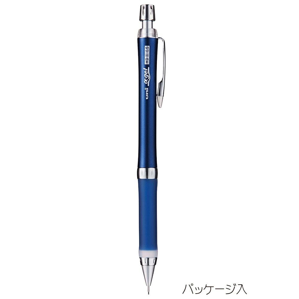 ＜三菱鉛筆＞ アルファゲルシャープペン　0.5mm　ネイビー M5809GG1P.9