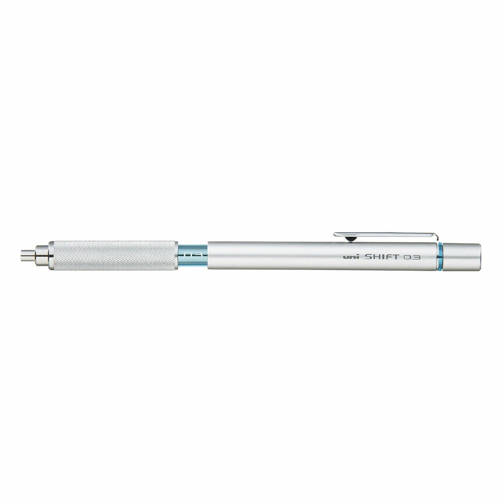 メタフィス　シルバー　シャープペンシル 三菱鉛筆＞シフト シャープペン メタリックカラー 0.3mm M31010.26