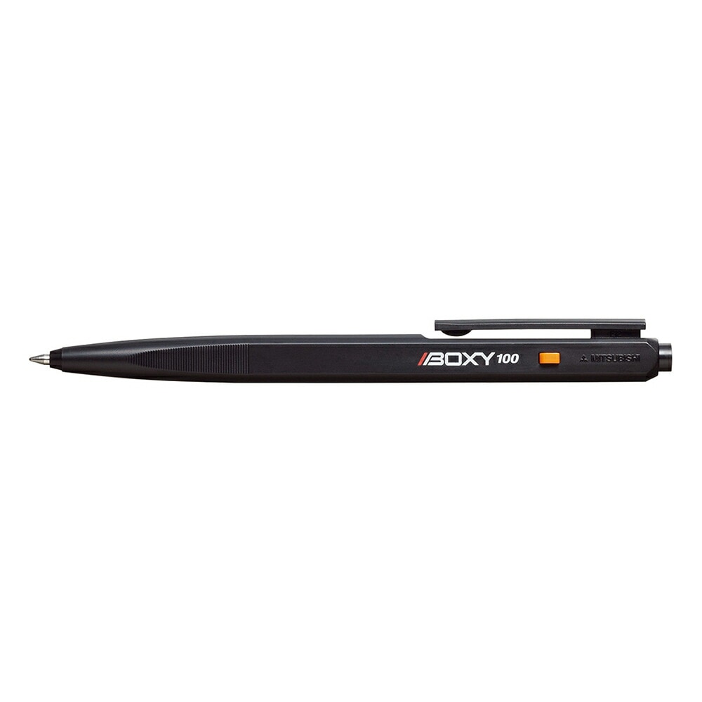 三菱鉛筆＞ 油性ボールペン BOXY-100 黒 BX-100.24 | 全商品,筆記具