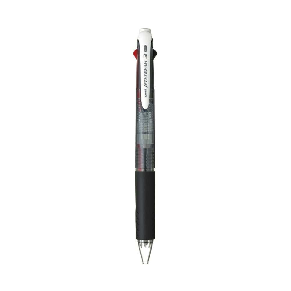 ＜三菱鉛筆＞ ジェットストリームボールペン 細字0.7mm 3色 黒 SXE340007.24