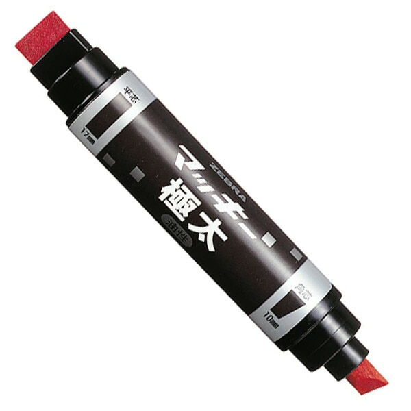 ゼブラ 油性マーカー マッキー極太 赤 MC-EB-450-RT