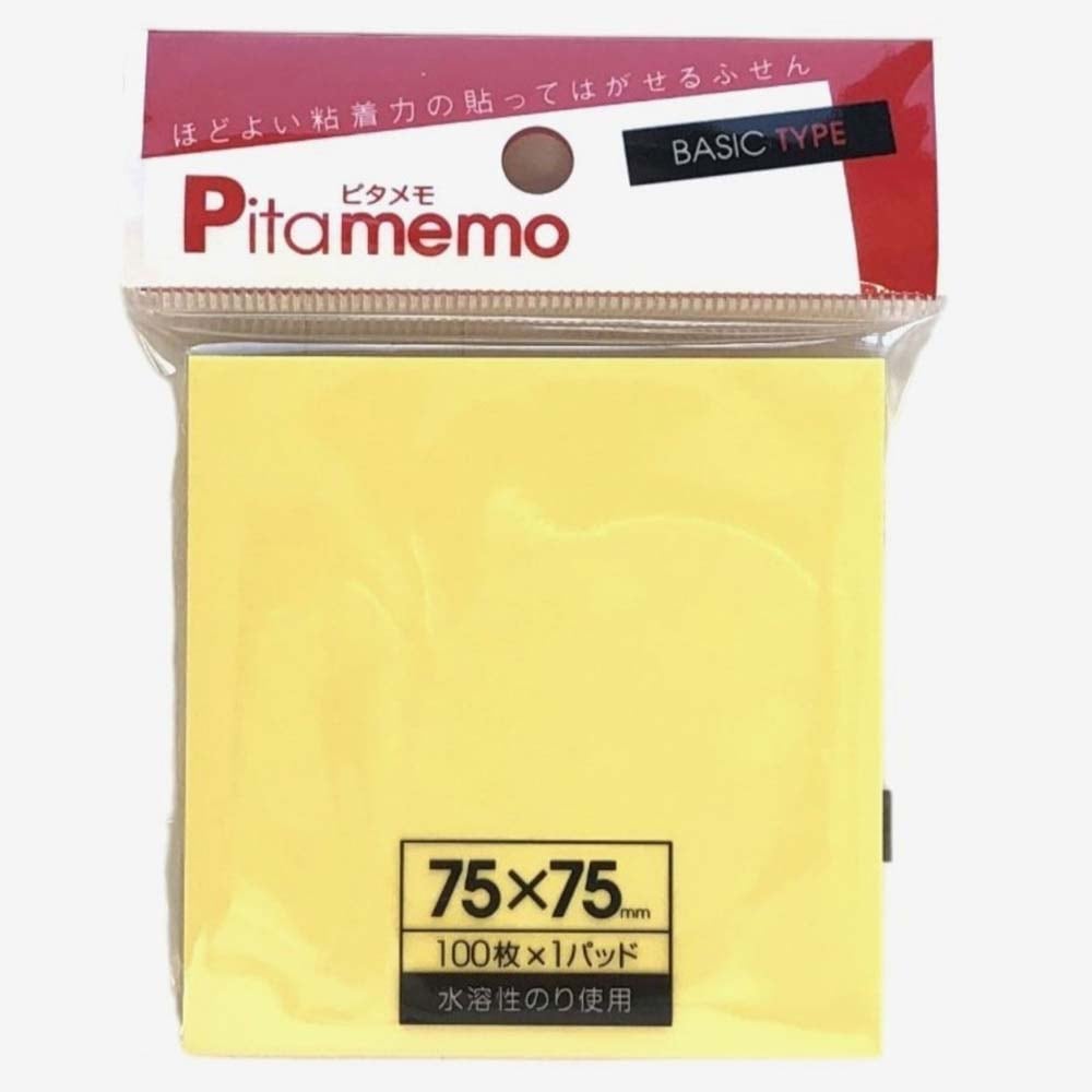 サンフレイムジャパン　付箋紙 75×75 イエロー１Ｐ　391-0300 3910300