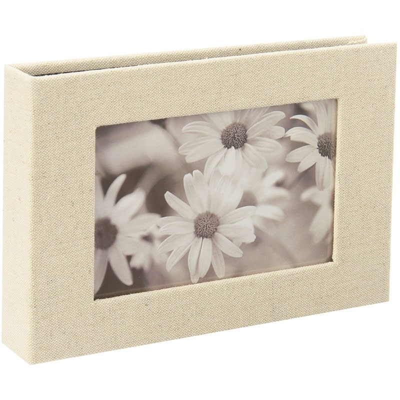 セキセイ　ハーパーハウス　フレームポケットアルバム　Ｌ４０枚　リネン　XP-2740-42