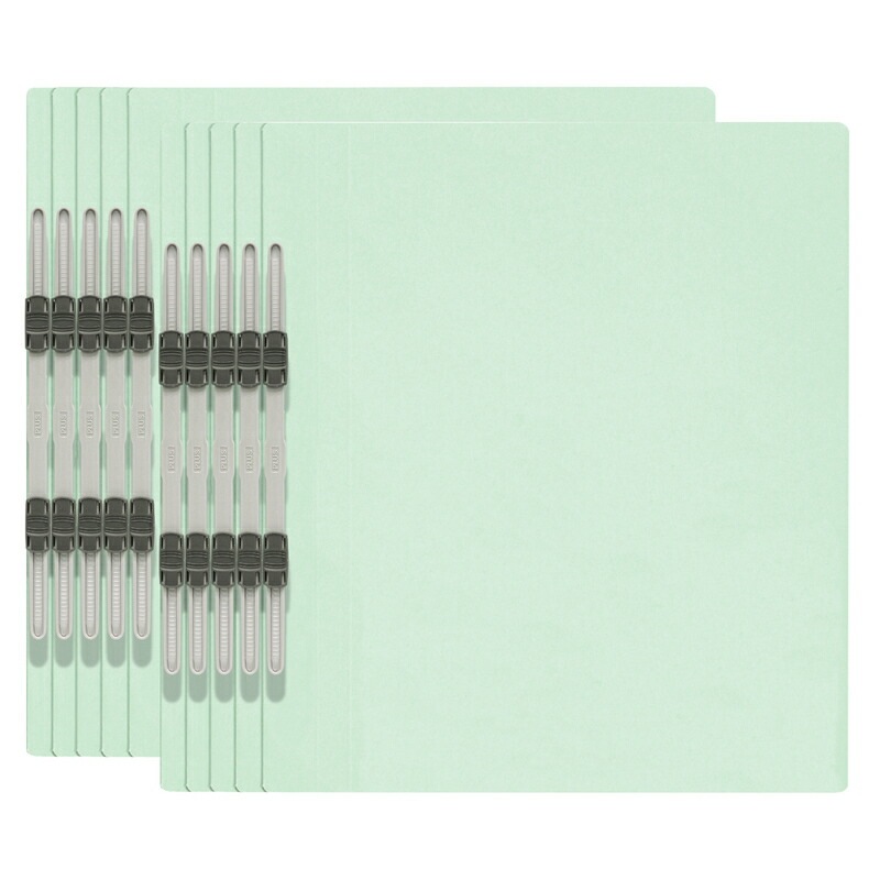 プラス(PLUS) エコノミー フラットファイル 10冊パック A4-S 150枚とじ ブルー NO.021E 79-355