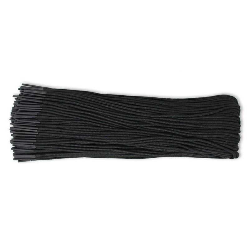 プラス(PLUS) つづりひも セル先 45cm スフ16本＋PP8本織 100本入 黒 TF-210C (No.210) 36-048