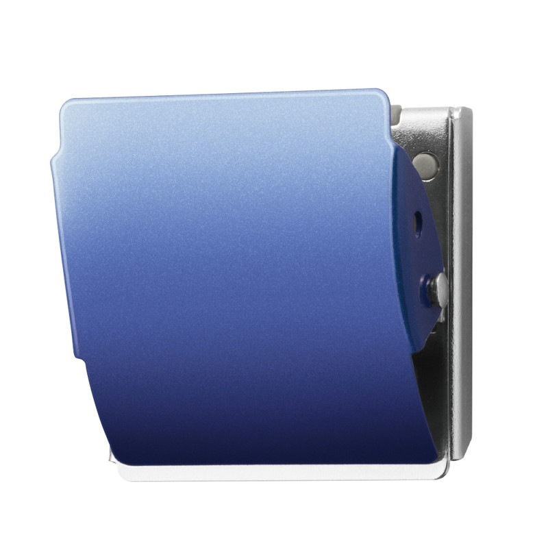 プラス(PLUS)　マグネットクリップ　ホールド．L　CP-047MCR-B　ブルー　80-406