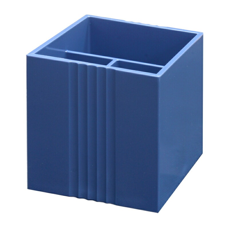 プラス(PLUS)食品トレーリサイクルシリーズ ペンスタンド 大 ブルー TM