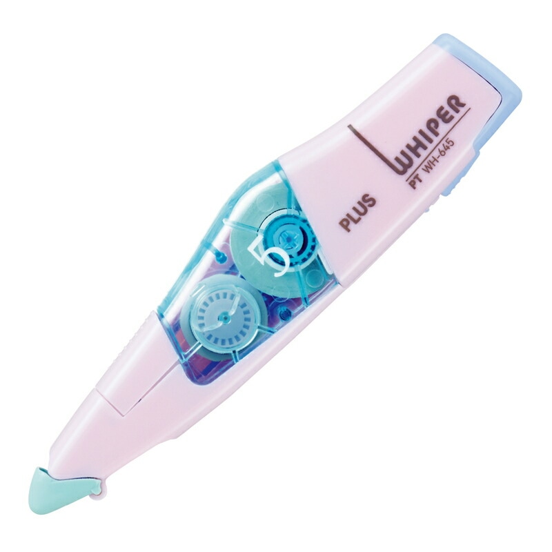 プラス(PLUS) 修正テープ ホワイパーPT 5mm WH-645 ペールピンク 48-757