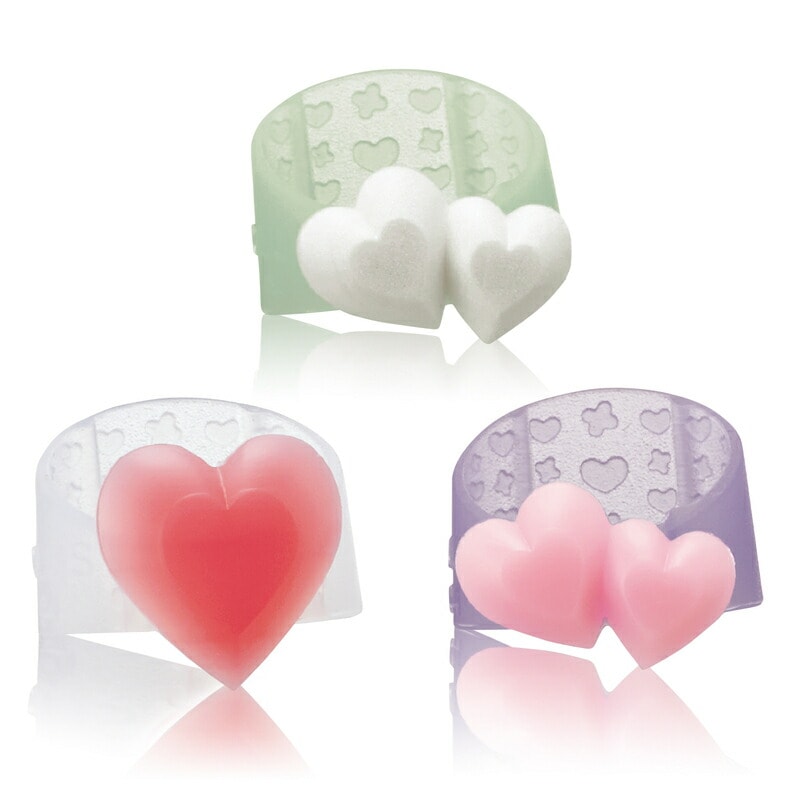 プラス(PLUS) 指サック メクリッコ スイート Sサイズ 3個入 ハート2 KM-301SA-3　35-906