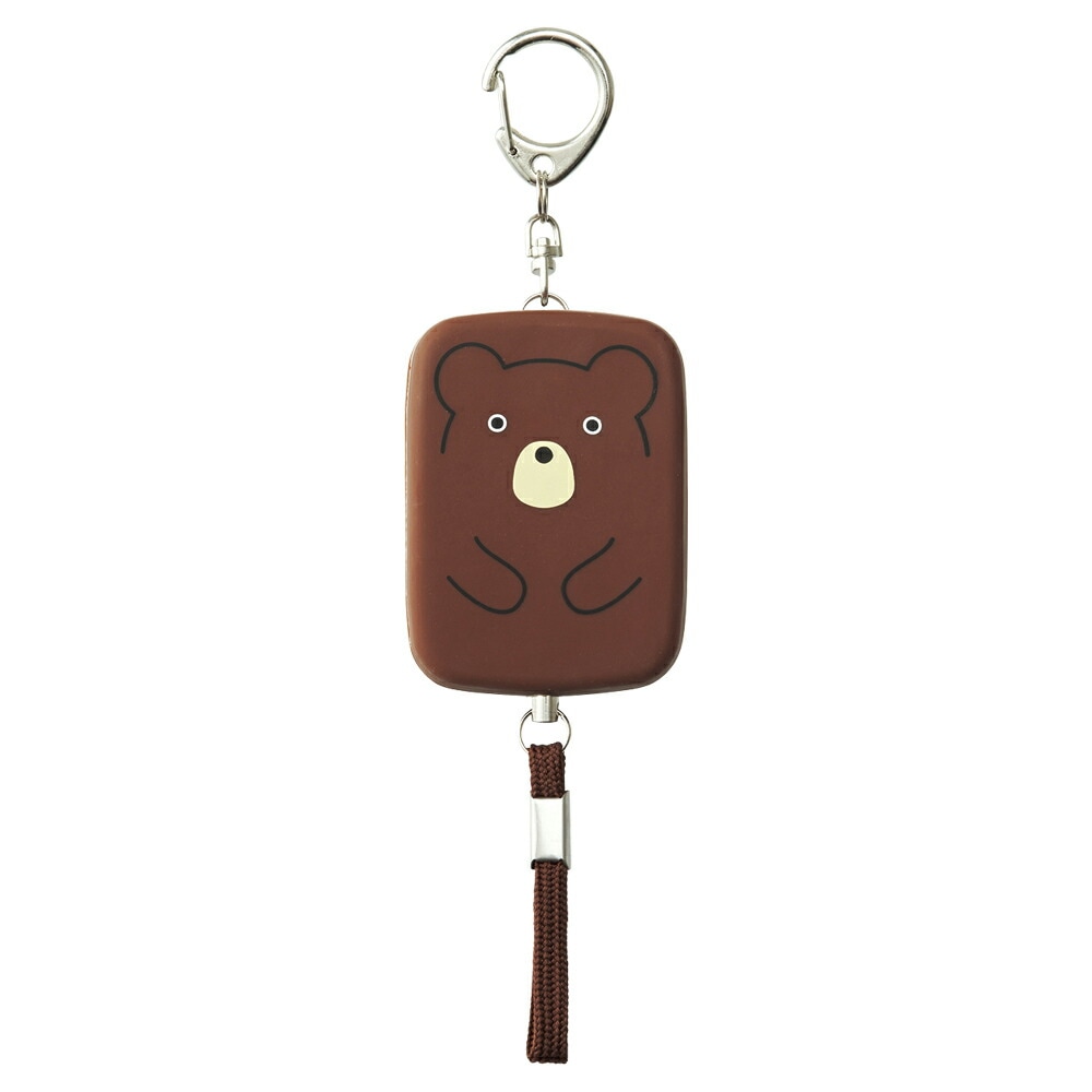 LIHIT LAB.＜リヒトラブ＞ PuniLbo 防犯ブザー　クマ　A7718-1