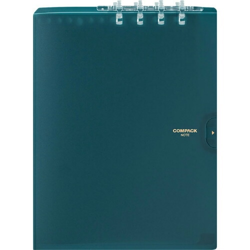 キングジム＜KING JIM＞コンパックノート　A4サイズ　ネイビー 9956TYネイ　透明表紙