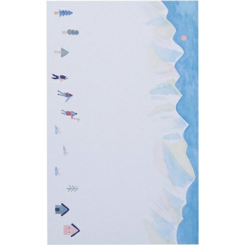 キングジム＜KING JIM＞便箋ふせん　Lサイズ　002　ヤマ 3080-002　HITOTOKI（ヒトトキ）　5冊セット