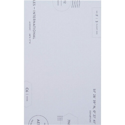 キングジム＜KING JIM＞便箋ふせん　Lサイズ　005　ユウビン 3080-005　HITOTOKI（ヒトトキ）　5冊セット