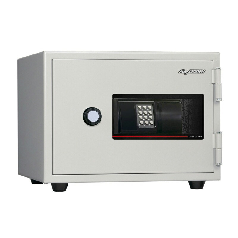 日本アイ・エス・ケイ 耐火金庫 ゆとり収納シリーズ KU-20E テンキー錠 22.7L 1時間耐火 信頼の日本製 地震 災害 防災