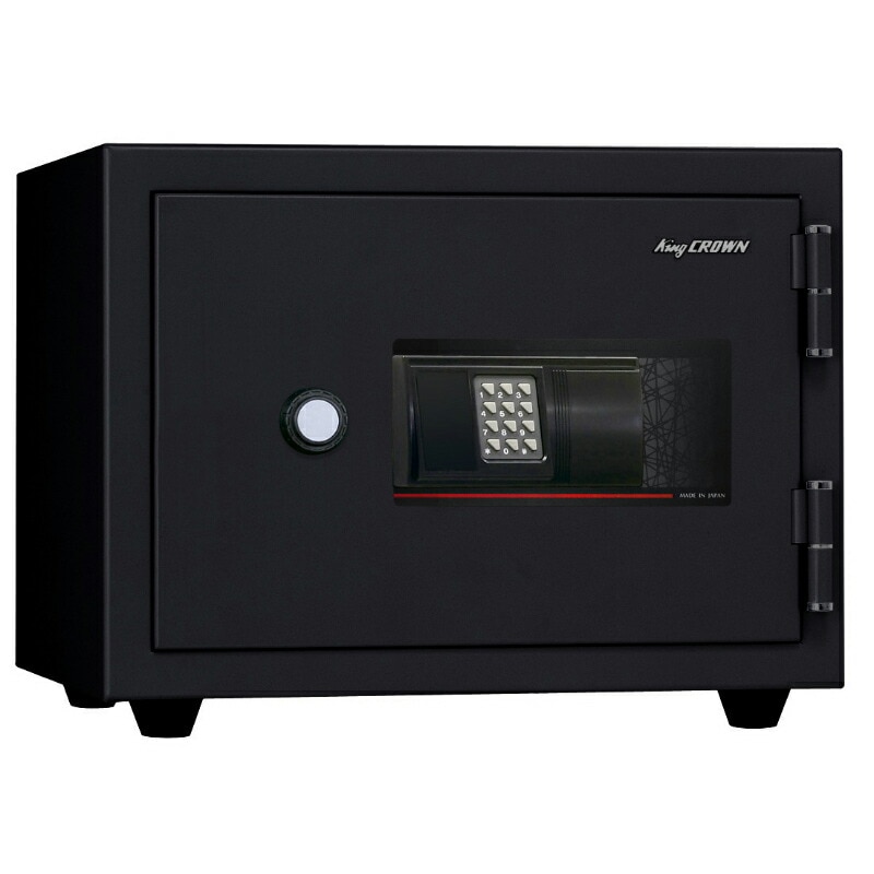 日本アイ・エス・ケイ 耐火金庫 ゆとり収納シリーズ KUX-20EA テンキー錠 21.9L 2時間耐火 急加熱・衝撃落下性能 アラーム付 信頼の日本製 地震 災害 防災