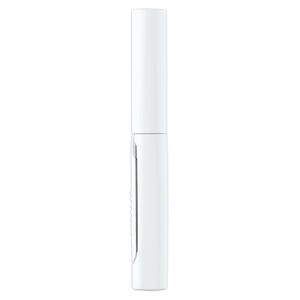 プラス(PLUS) 携帯はさみ フィットカットカーブ ツイッギー ポーチサイズ フッ素コート ホワイト SC-100PF 35-258