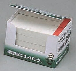 3M　エコノパック製品シリーズ　ふせんハーフ　ホワイト　１００枚×２０個パック　5601-W/R