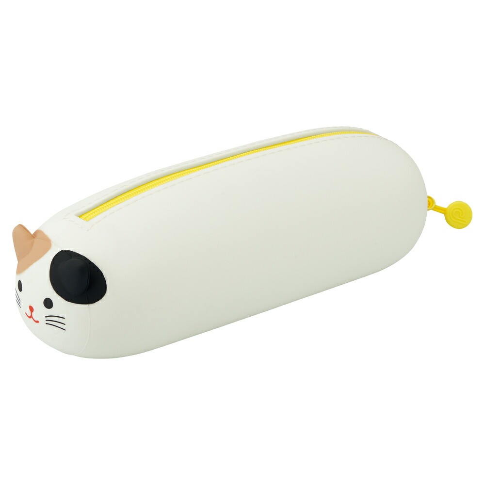 LIHIT LAB (リヒトラブ) SMART FIT PuniLabo 寝ころびペンポーチ BIG ミケネコ A7800-7