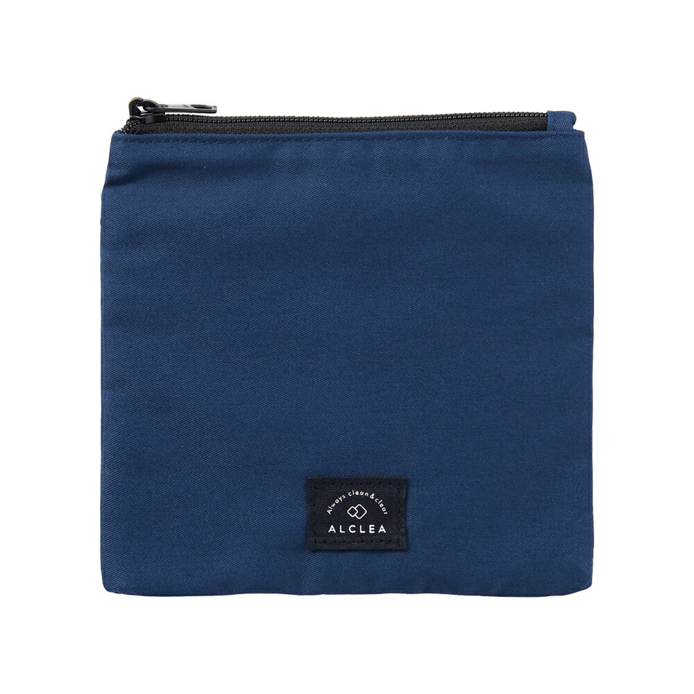 LIHIT LAB (リヒトラブ) ALCLEA マスク&ポーチ チャコールグレー ネイビー ※マスクスタンド付き A7930-11