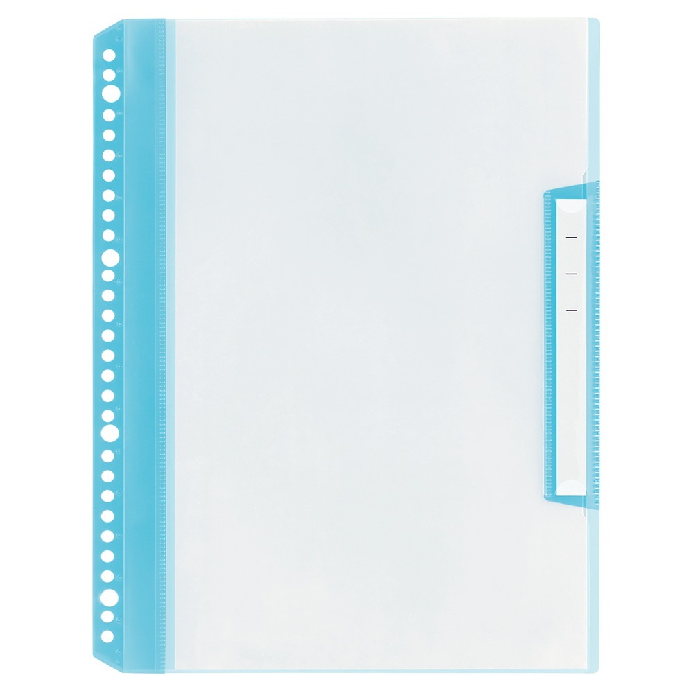 プラス PLUS リフィール式クリアーファイル ヨコ入れ 6ポケット (2・4