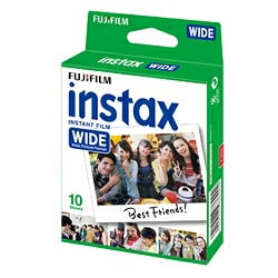 FUJIFILM＜富士フイルム＞ チェキ ワイドフィルム INSTAX WIDE 1パック INSTAX WIDE WW 1