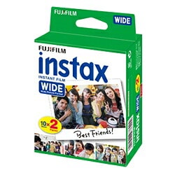 FUJIFILM＜富士フイルム＞ チェキ　ワイドフィルム　INSTAX WIDE 2パック INSTAX WIDE WW 2