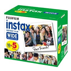 富士フイルム FUJIFILM チェキ ワイドフィルム INSTAX WIDE 5パック INSTAX WIDE KR 5