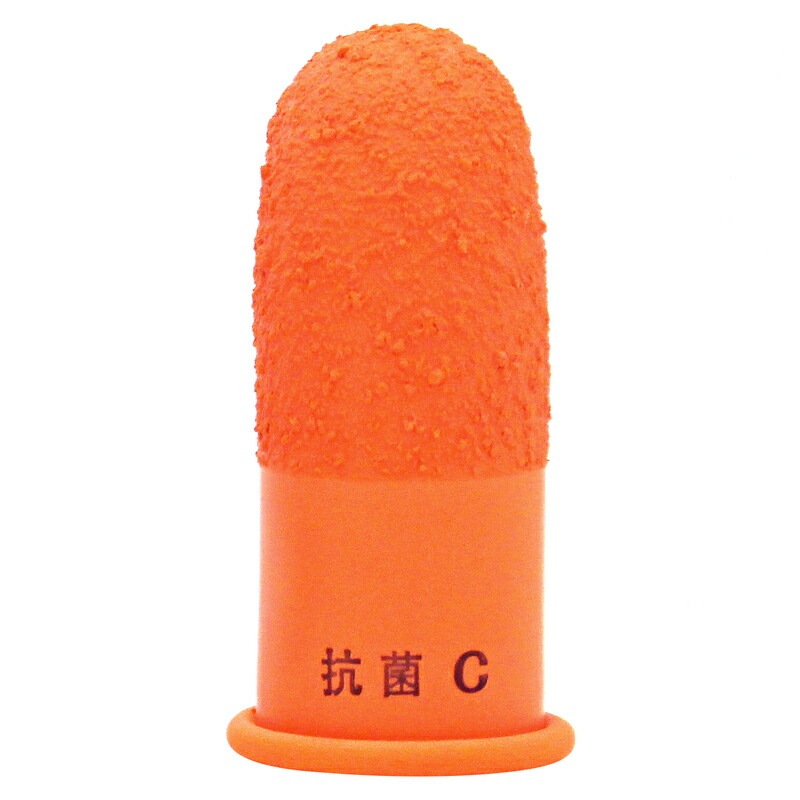 プラス(PLUS) 指サック C 小サイズ 50個入 オレンジ KM-201H　35-966