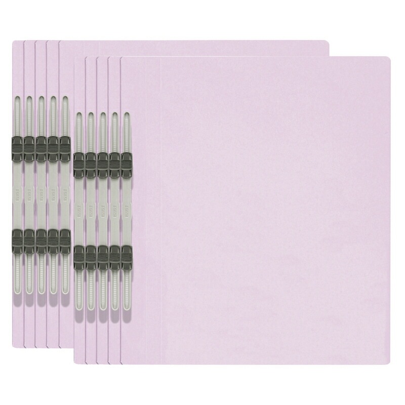 プラス(PLUS)エコノミー フラットファイル 10冊パック A4-S 150枚とじ バイオレット NO.021E　79-352