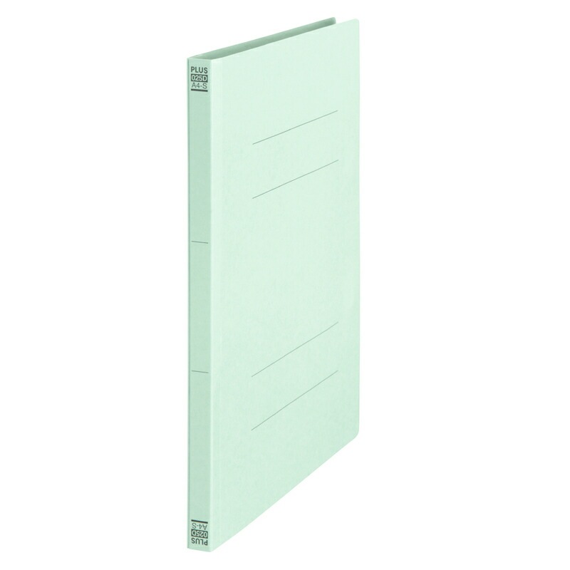 PLUS No.5 タフなスチールファイル　2個セット プラス(PLUS) フラットファイル ダブルとじ具 A4-S 180枚とじ ブルー