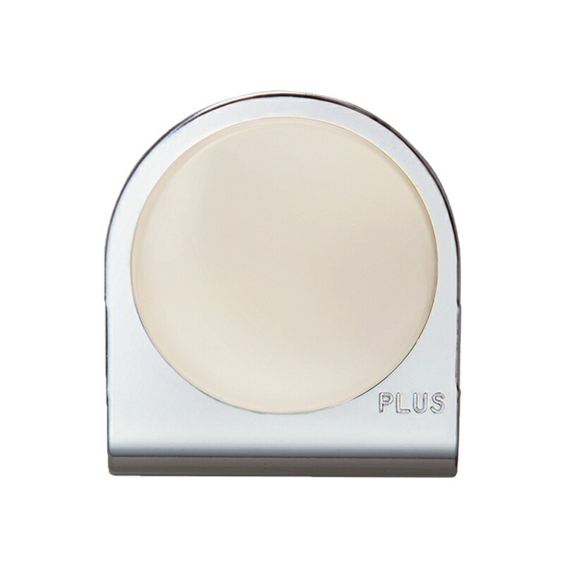 プラス(PLUS)マグネット カラーマグネットクリップ 小 ホワイト　80-570