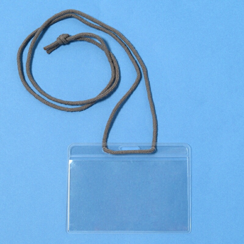 プラス(PLUS) 名札 ネームタッグ 吊リ下げ式 一般用 ヨコ型 500枚入 CT-616Y-500P 84-718