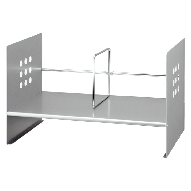 プラス(PLUS)ブックスタンド 本立 シルバー H型 BS-450H89-273