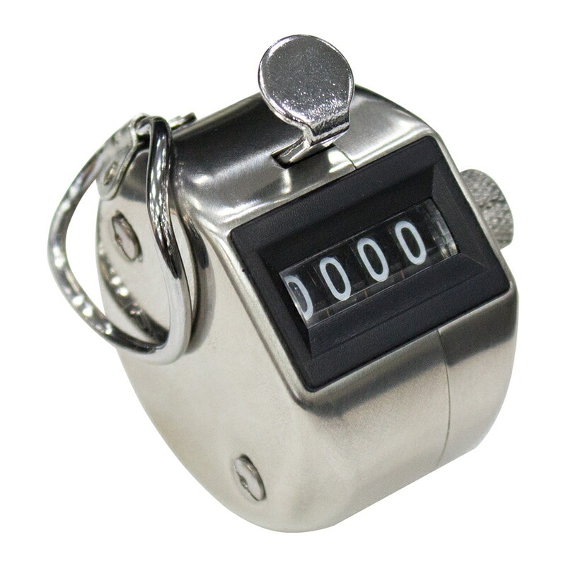 プラス(PLUS)数取器 カウンター 手掌用 4桁 質量70G KT-101 30-899