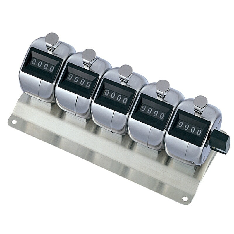 プラス(PLUS)数取器 カウンター 取付用 5連用(4桁) 質量420G KT-50030-929
