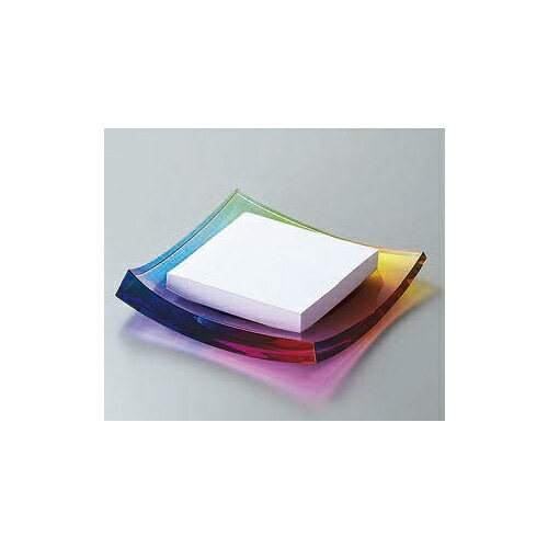 光＜hikari＞ 小物・メモホルダートレイ型　レインボー K-157RC
