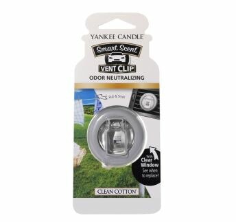 アロマキャンドルYCカーフレグランスクリップ クリーンコットン YK3310501 【YANKEE CANDLE】カメヤマキャンドルハウス