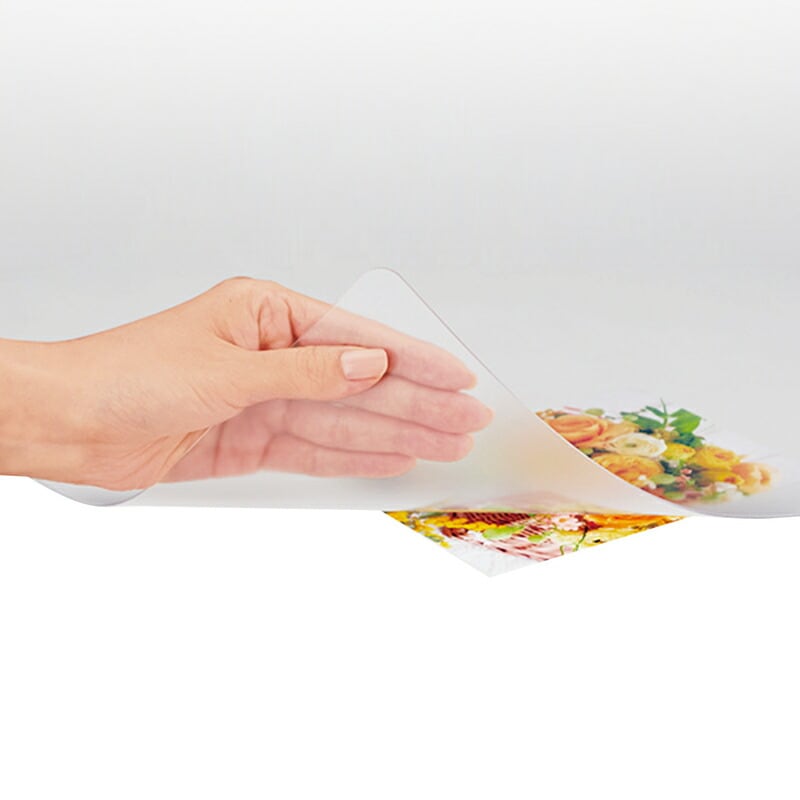 プラス(PLUS) デスクマット （塩ビ）ななめカット 薄手1.2mm厚 OA DM-107FS 990×690mm 41-043