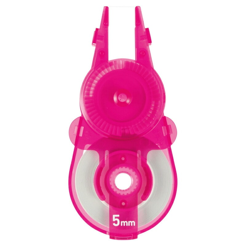 プラス(PLUS) 修正テープ ホワイパースライド 5mm ピンク　交換テープ WH-115R 49-557