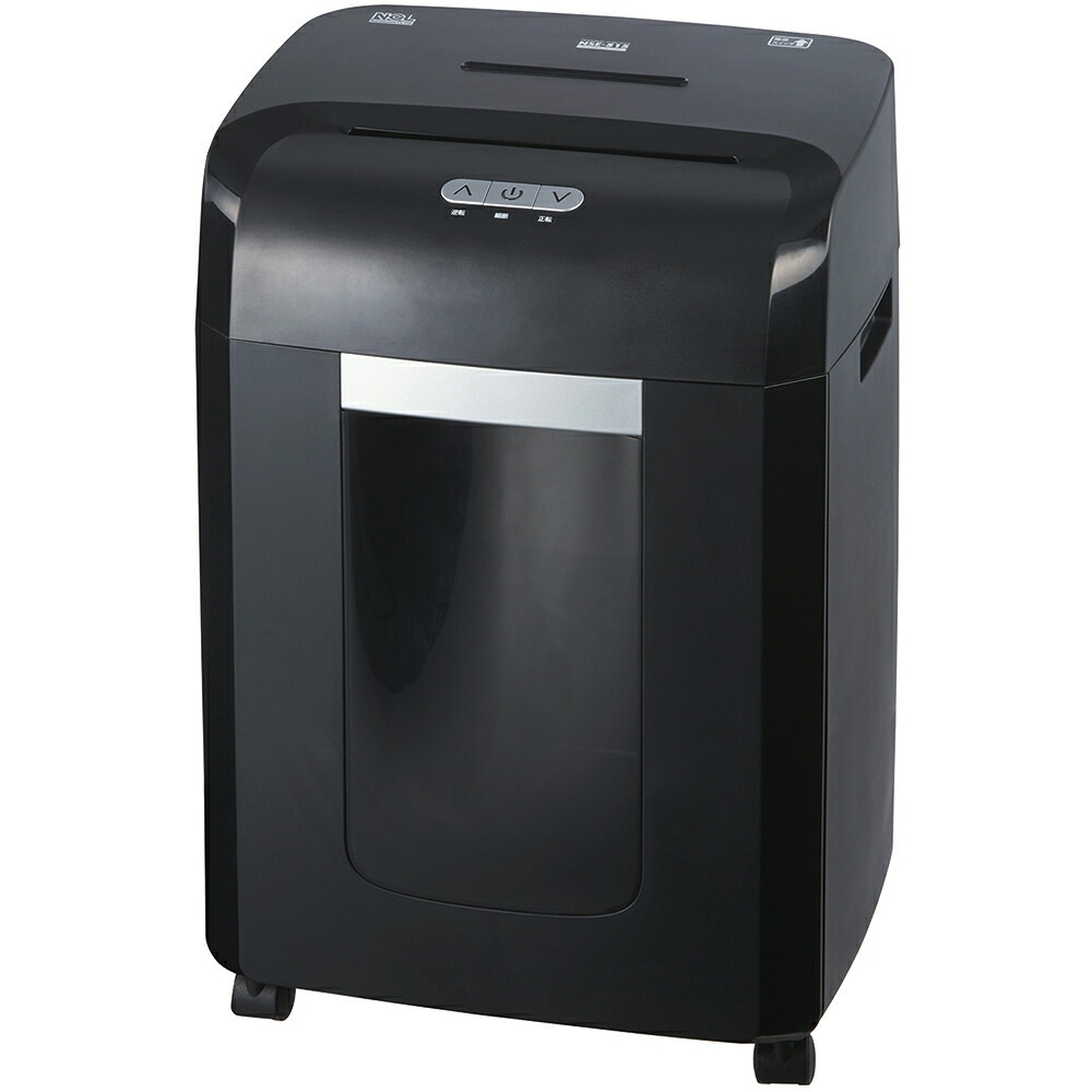 ナカバヤシ＜Nakabayashi＞ パーソナルシュレッダ　NSE-516BK　A4サイズ10枚　メディア対応　マイクロカット