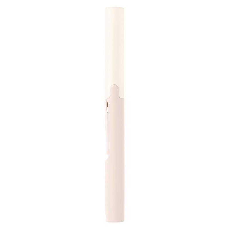 プラス(PLUS) 携帯はさみ フィットカットカーブ ツイッギー フッ素コート ソフトベージュ 34-246　SC-130PF