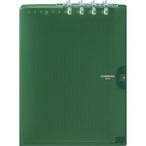 キングジム＜KING JIM＞コンパックノート　A4サイズ　緑 9956TYミト　透明表紙