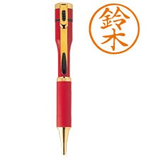 シャチハタ　ネームペンキャプレスＳ　赤　TKS-BUS2MO